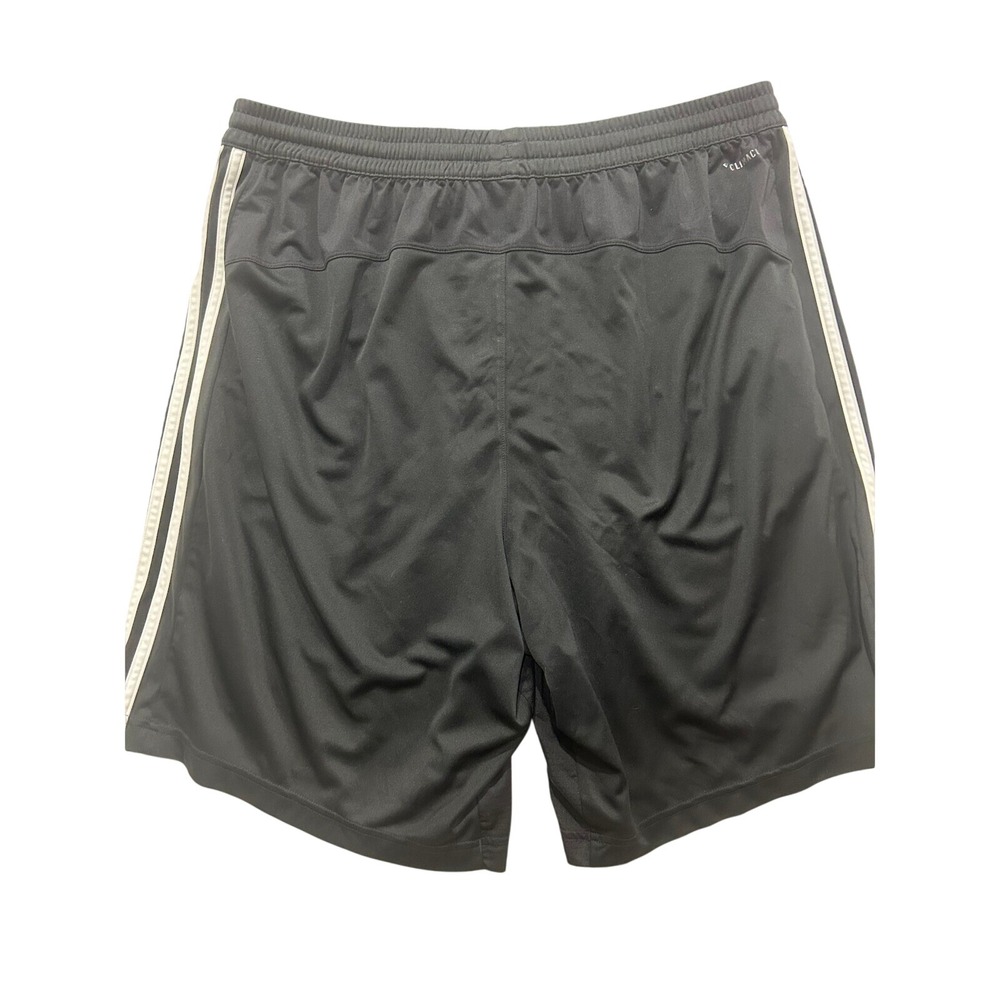 Adidas ClimaCool Athletic Shorts White Stripe Gym Workout Black (541)